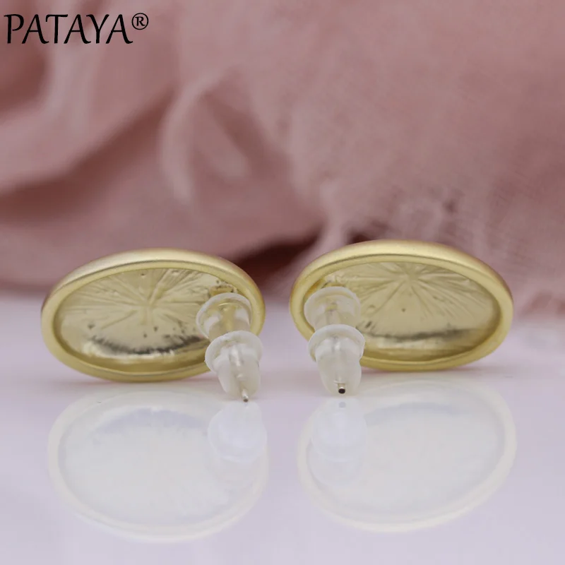 PATAYA, новинка, Yakin, уникальные серьги-гвоздики, с буквой U, панк, серьги для женщин, Овальные, гладкие, для свадьбы, на каждый день, вечерние, гипербола, модное ювелирное изделие