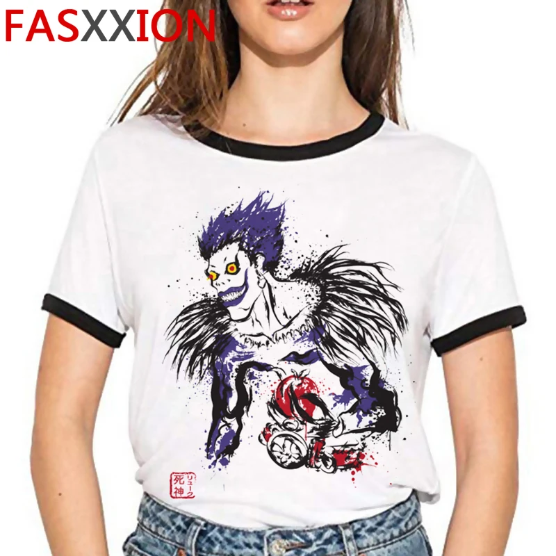 

Смертная записка Shinigami Ryuk футболка летний топ мужской японский tumblr ulzzang пара уличная футболка в уличном стиле