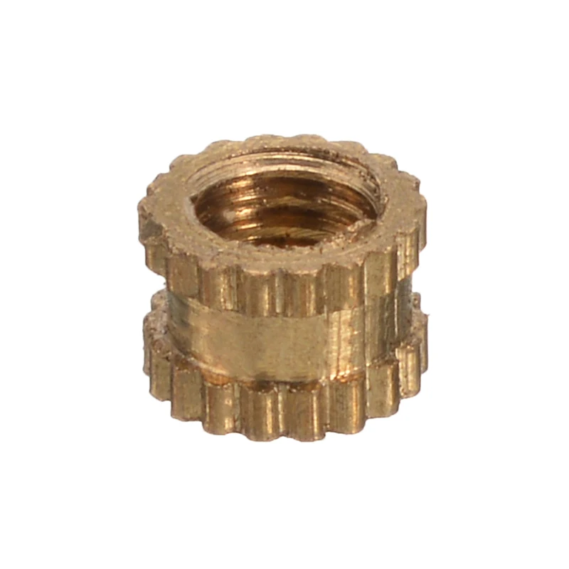 100 шт. M3 резьбовые круглые металлические гайки для вставки резьбы 3 мм высота 4 2