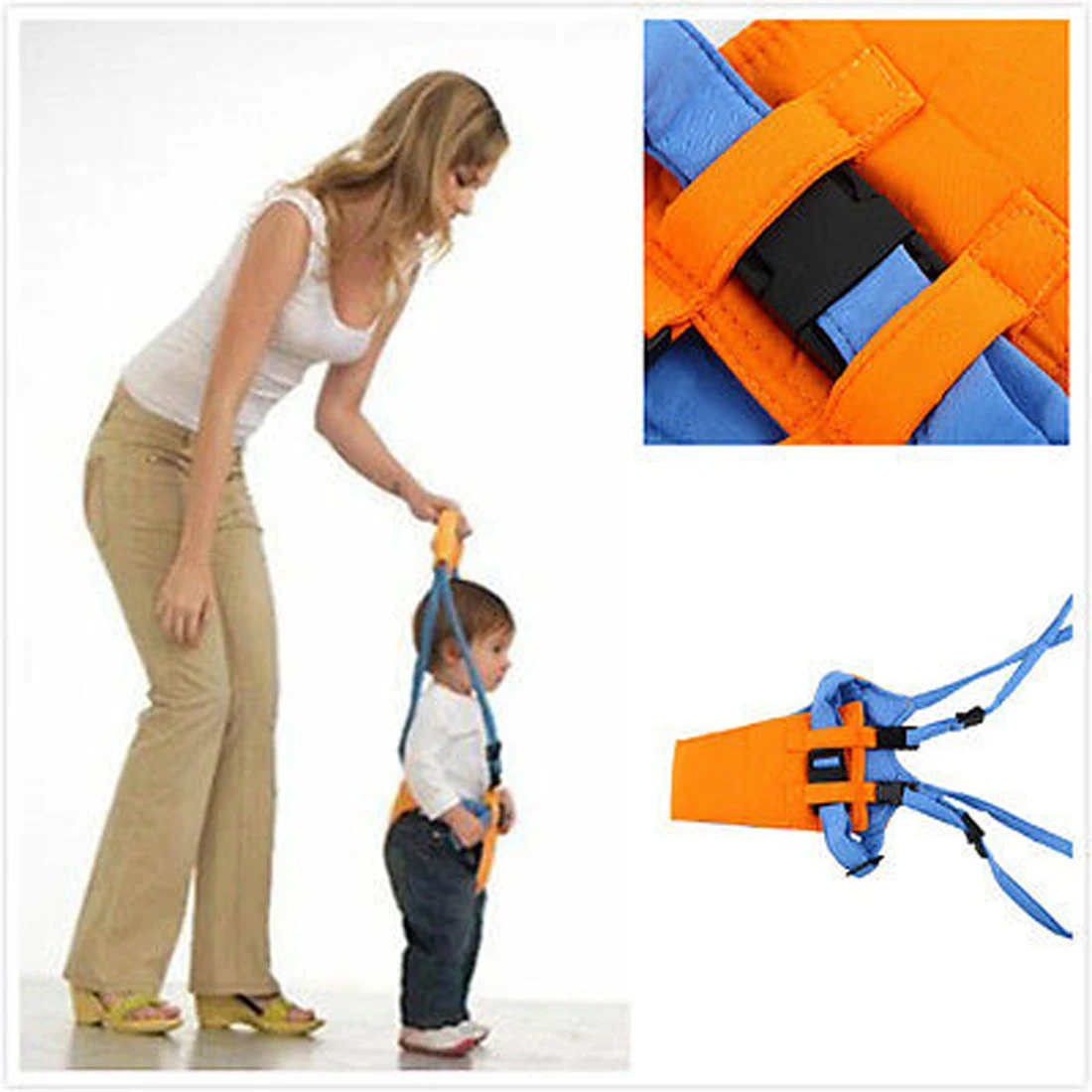 

Hot Kid Baby Infant Toddler Harness Walk Learning Assistant Walker Jumper Strap Belt