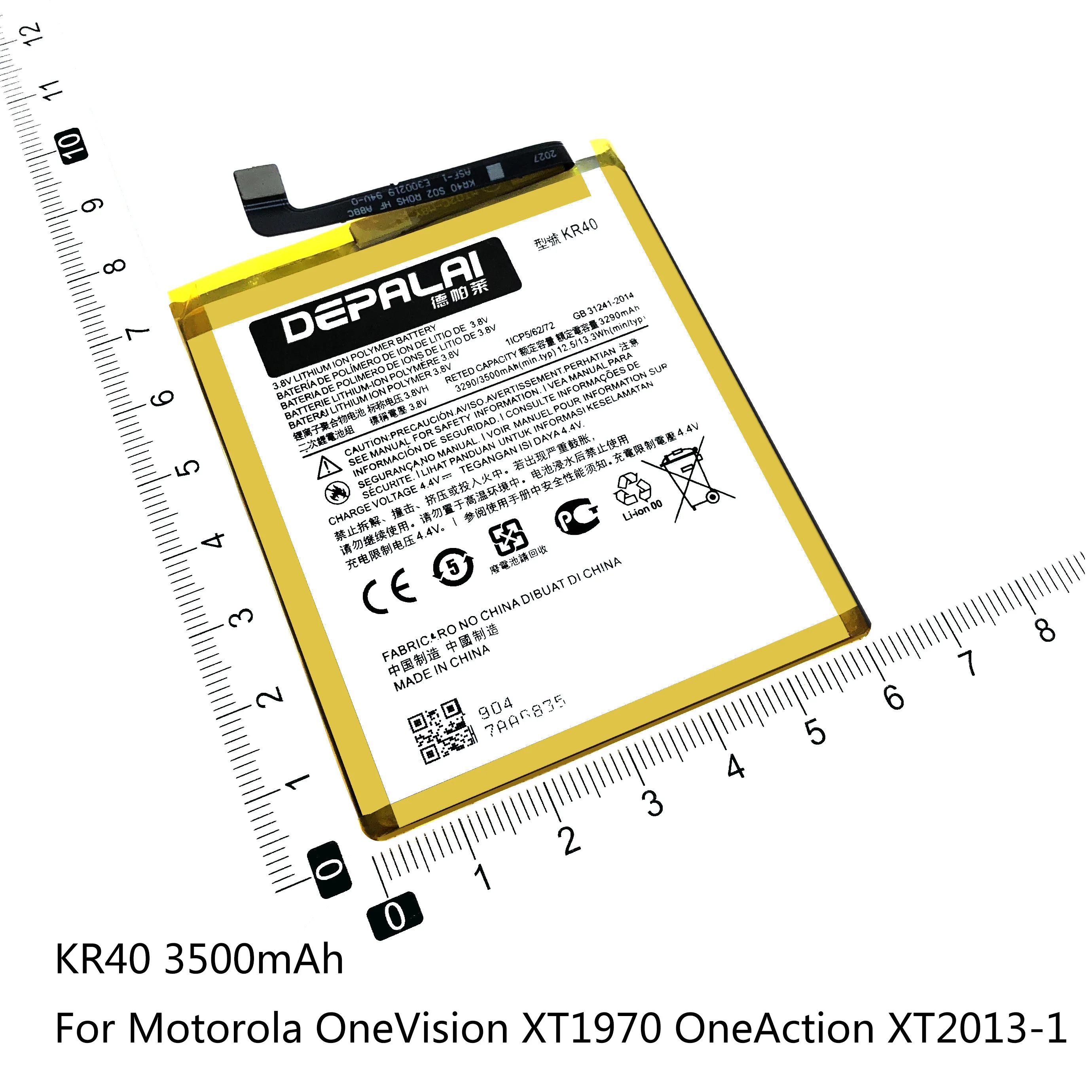 kd40 kg40 kr40 ks40 kz40 4000mah for motorol moto kd40 g8 plus one action xt2013 vision xt1970 mobile phone battery li polymer free global shipping