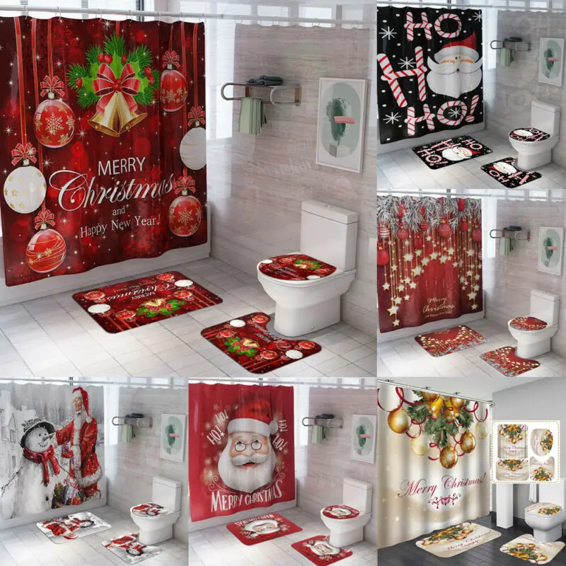 Faroot Merry Christmas ванная комната декоративные Санта Клаус узор водонепроницаемый Душ