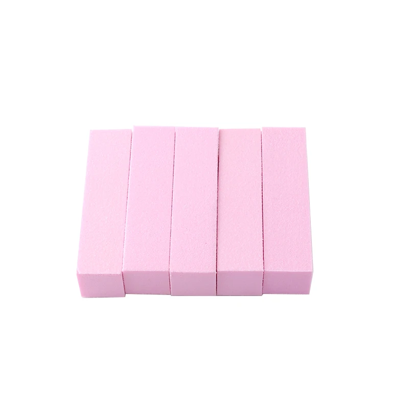 red 5pcs Профессиональная пилка для полировки ногтей 5 шт. маникюрные инструменты Полировочный блок Наждачная губка инструменты для дизайна ногтей Гель-лак для ногтей - Цвет: red 5pcs