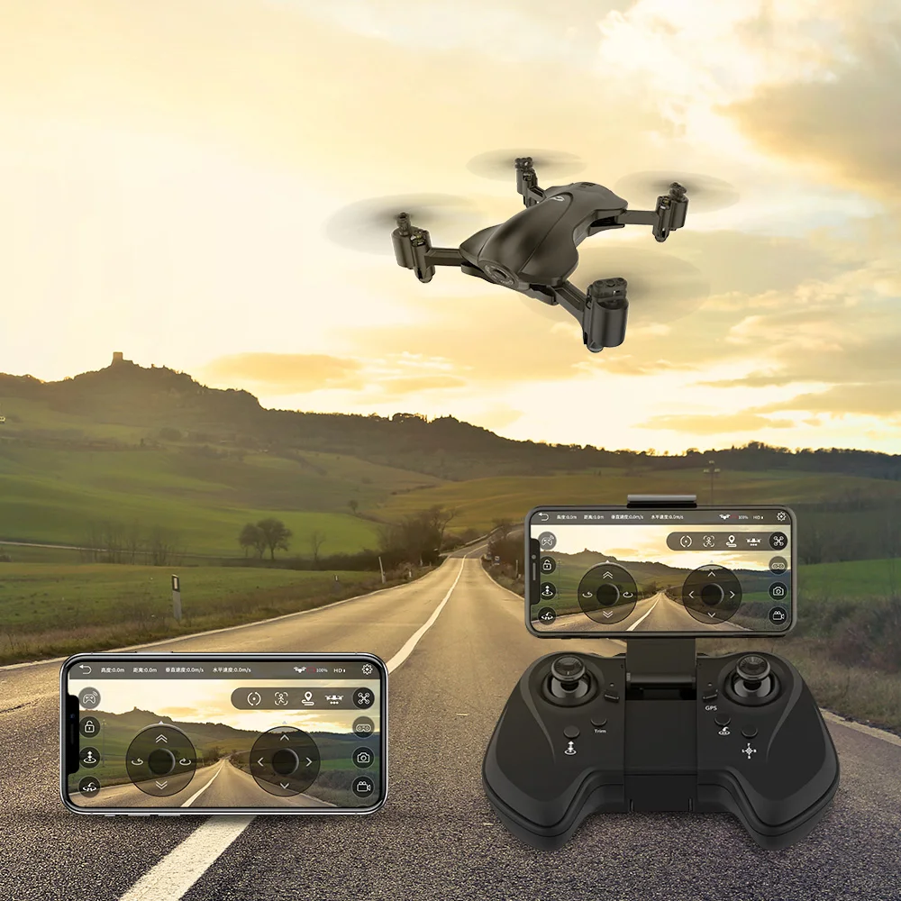 2 батарейки типа Квадрокоптер Holytone165 складной GPS Дрон 5G 2K HD Камера Tap Fly круг