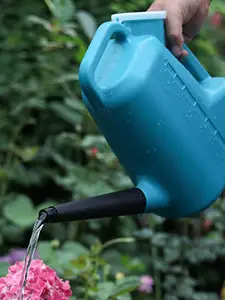 Поливочная банка 35 л с длинным горлышком, вместительный пластиковый спринклер с крышкой, уличный кастрюля для полива газона