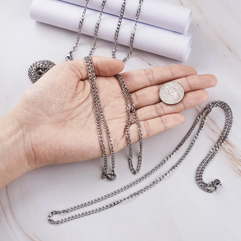 12 шт. 304 цепь из нержавеющей стали ожерелье с застежками в виде лобстеров для