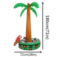 inflatable ice bucket hawaii series 180cm coconut palm tree ice drinks buffet whiskey beer cube sandbeach party supplie