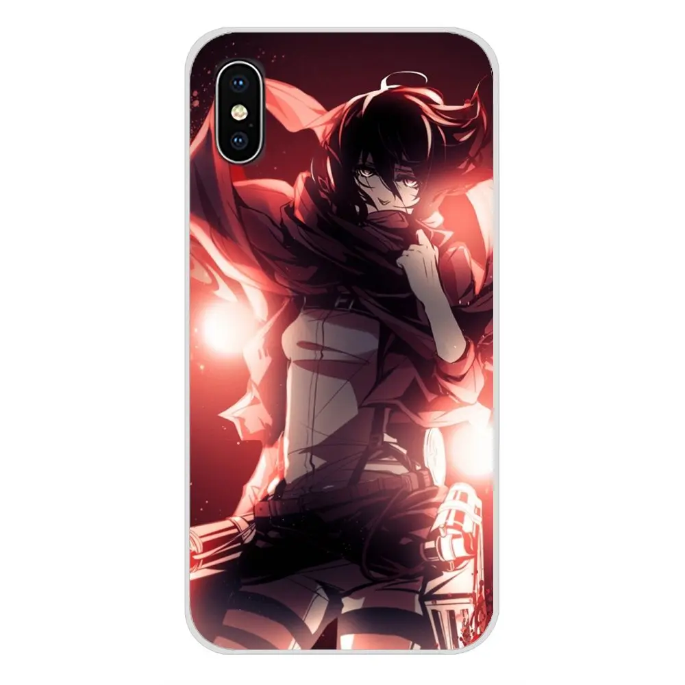 Аксессуары чехлы для телефонов Samsung Galaxy A3 A5 A7 A9 A8 Star A6 Plus 2018 2015 2016 2017 Attack on Titan Mikasa