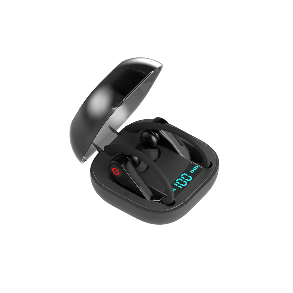 Мощность HBQ Pro TWS Bluetooth 5,0 беспроводные наушники 6D стерео спортивные наушники с Ушными крючками водонепроницаемые наушники с дисплеем питания HBQ Q62