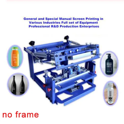 

Fast shipping Manual screen cylinder printing machine for bottle/cup/pen surface curve press