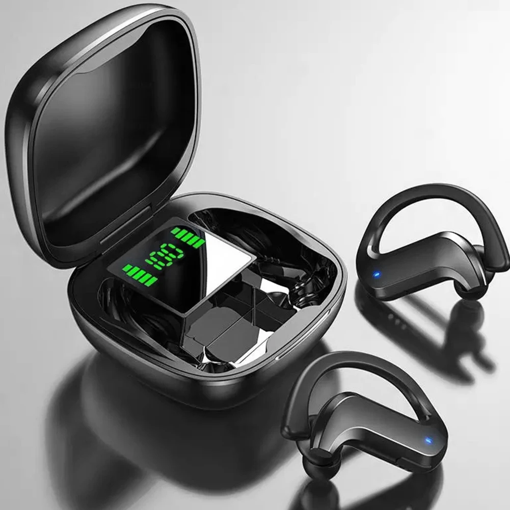 

New Hot TWS Sports Waterproof Wireless Earbuds Bluetooth 5.0 Noise Cancelling Headphones with Mics Stereo Led Display Headsets