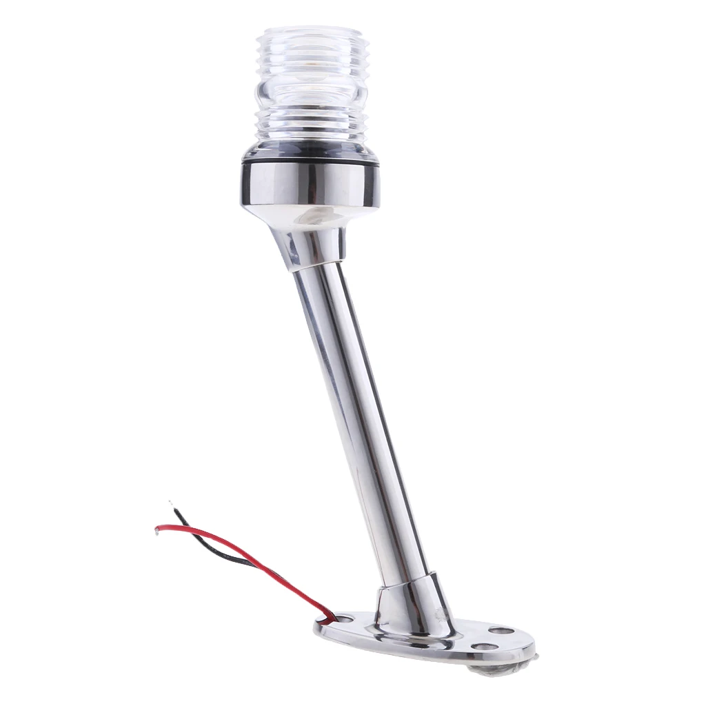 DC 12V 5W Морская Лодка Яхта понтон кормовой якорь навигационный свет 9,05"