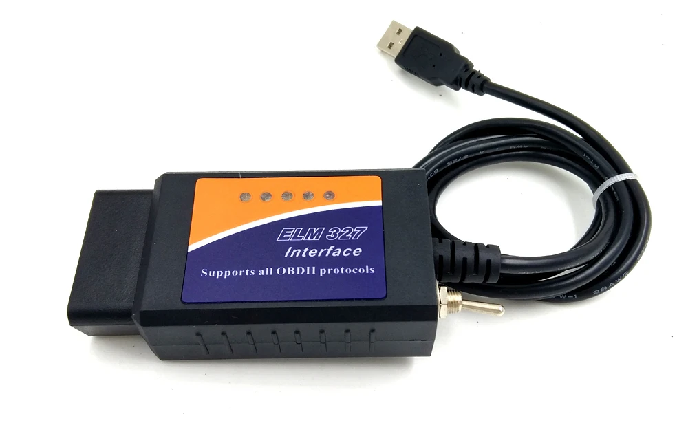 ELM327 USB V1.5 с переключателем OBD2 сканер диагностический инструмент модифицированный для Ford Forscan ELMconfig CH340+ 25K80 чип HS-CAN/MS-CAN
