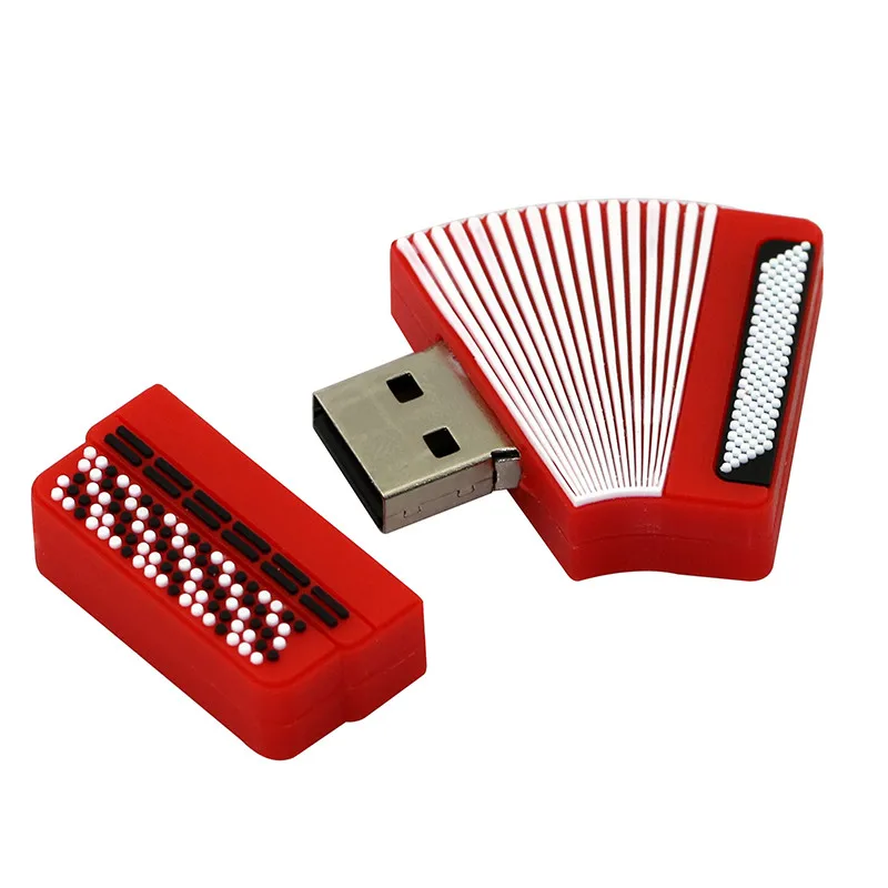 Модель аккордеона USB флеш-накопители фортепиано Memory Stick PenDrives 8GB 16GB 32GB музыкальный инструмент подарок USB накопитель Thumb Stick