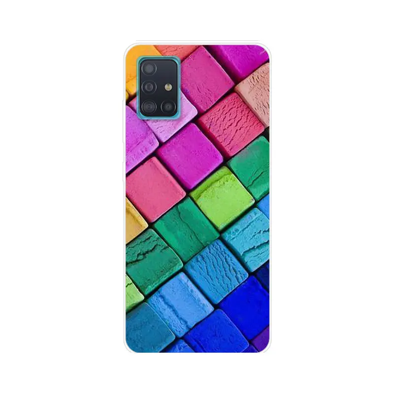 Case For Samsung Galaxy A41 Phone Silicone Soft TPU Back Cover GalaxyA41 A415F Protective A 41 Coque | Мобильные телефоны и