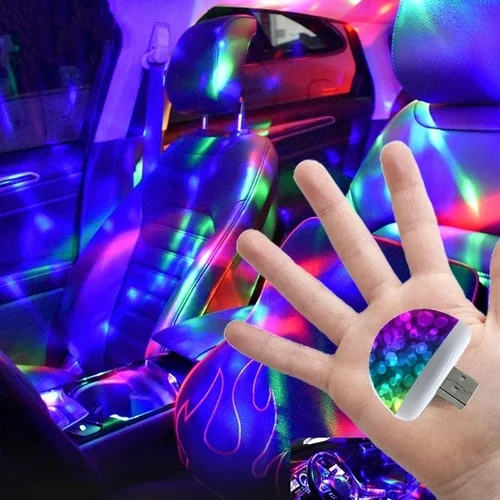 

NEW Multi Color USB LED Car Interior Lighting Kit Atmosphere Light Neon Colorful Lamps Interesting Portable Accessories
