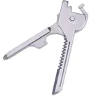 Нож-брелок Карманный Многофункциональный, многофункциональный инструмент для открывания ключей, инструменты для повседневного использования, отвертка, кольцо, брелок