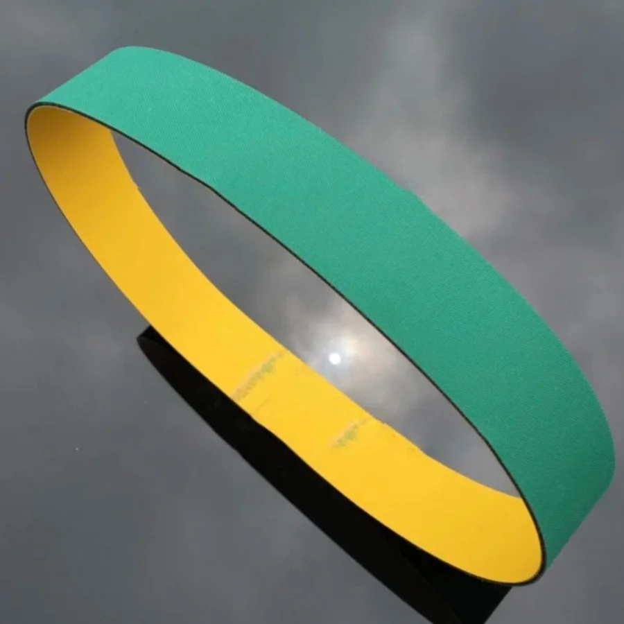 

3mm x 50mm x 1790mm Nylon Chip Base Band Textile Flat Belt Conveyor Transmission Timing Belt