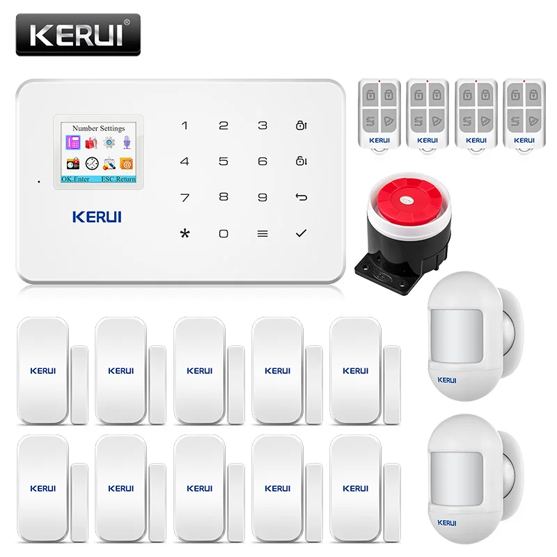 KERUI G18 сигнализация s домашняя система безопасности IOS приложение Противоугонная
