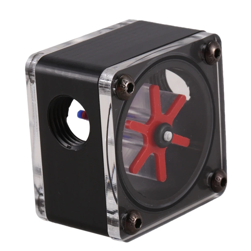 Flowmeter Indicator G1 / 4 Thread 6 Impeller 3 Ways for PC Computer Water Cooling System | Компьютеры и офис