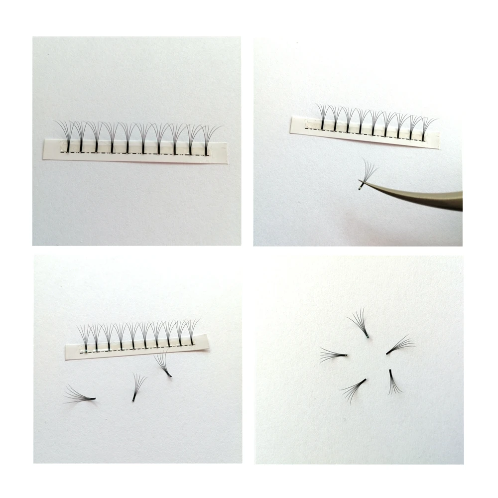 Длинные ресницы 3D макияж для наращивания 10 лотков норковые 4D 5D фанатов faux cils