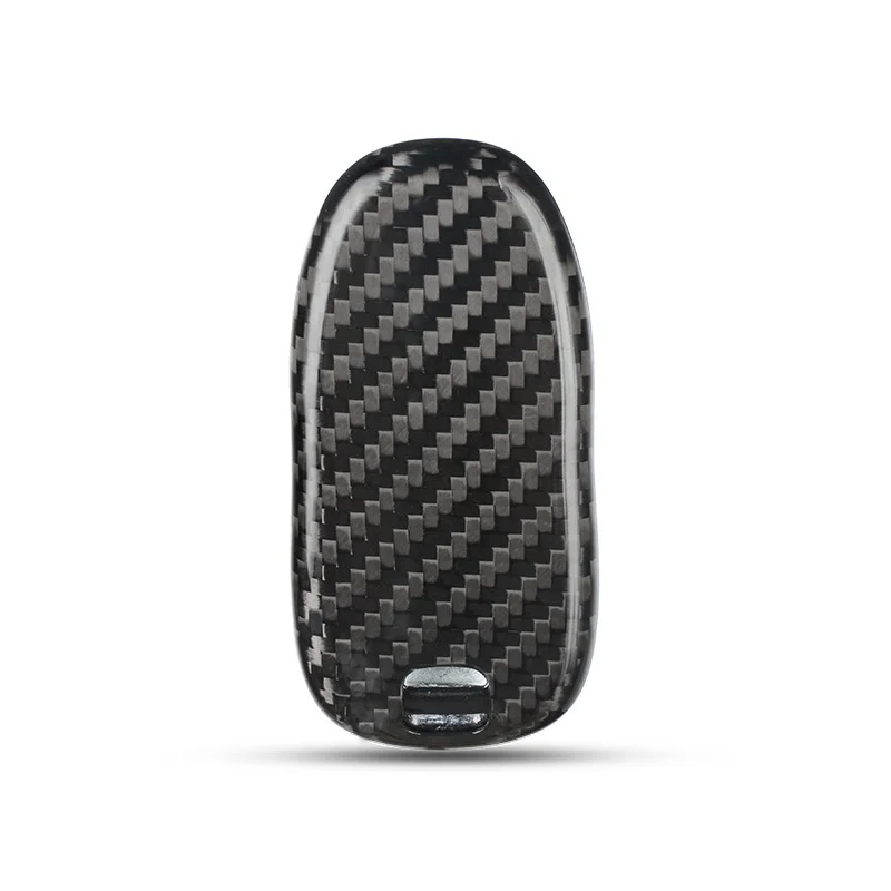 Genuine Carbon Fiber Car Auto Key Case key cover Shell For Tesla Model S 3 Y | Автомобили и мотоциклы