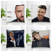 high quality custom justin timberlake square pillowcase zippered bedroom home pillow cover case 20x20cm 35x35cm 40x40cm