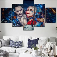 5 pieces wall art canvas painting movie character poster modern home decorative jack living room bedroom modular framework