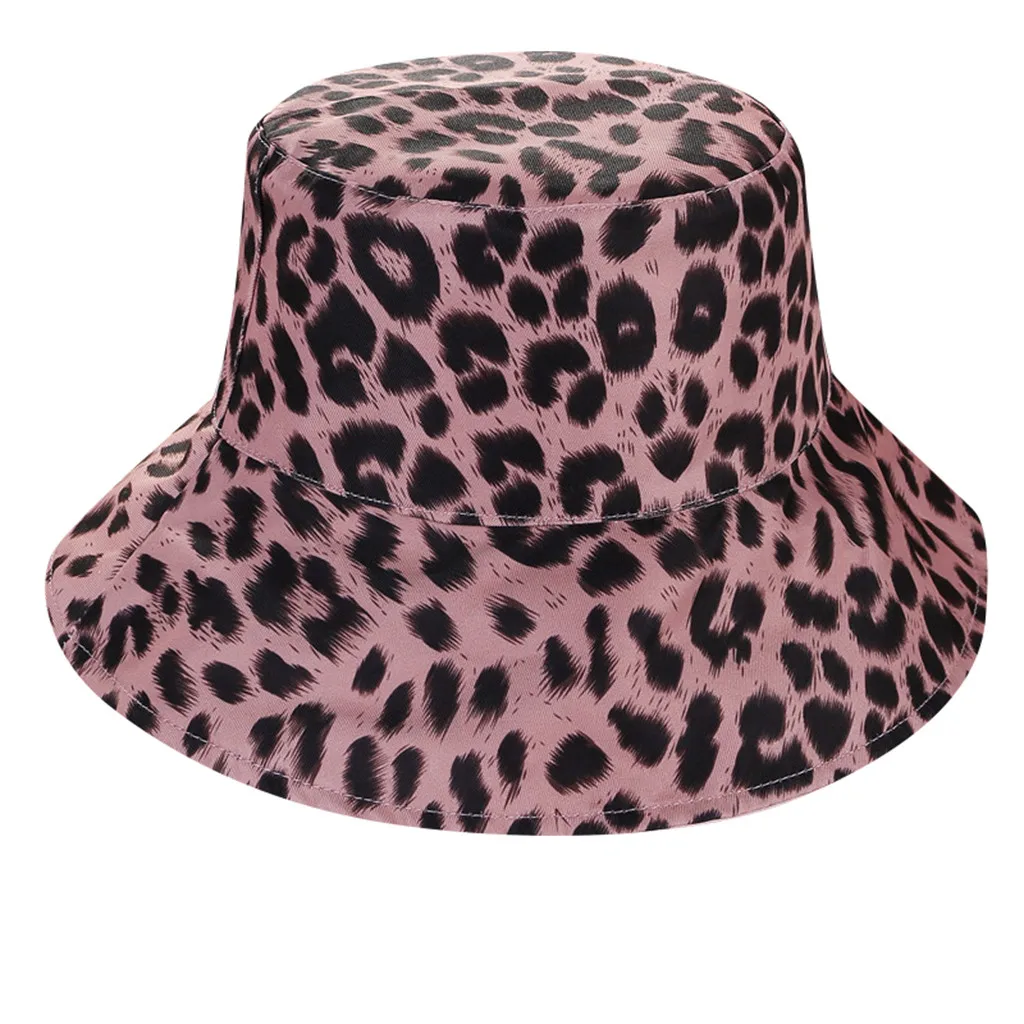 SAGACE Новая мода зима осень 2020 леопардовая двухсторонняя Рыбацкая шапка тканевая