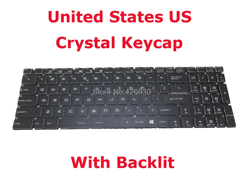 Клавиатура для ноутбука MSI GT62VR 6RD 033CN 093XCN США с подсветкой/без