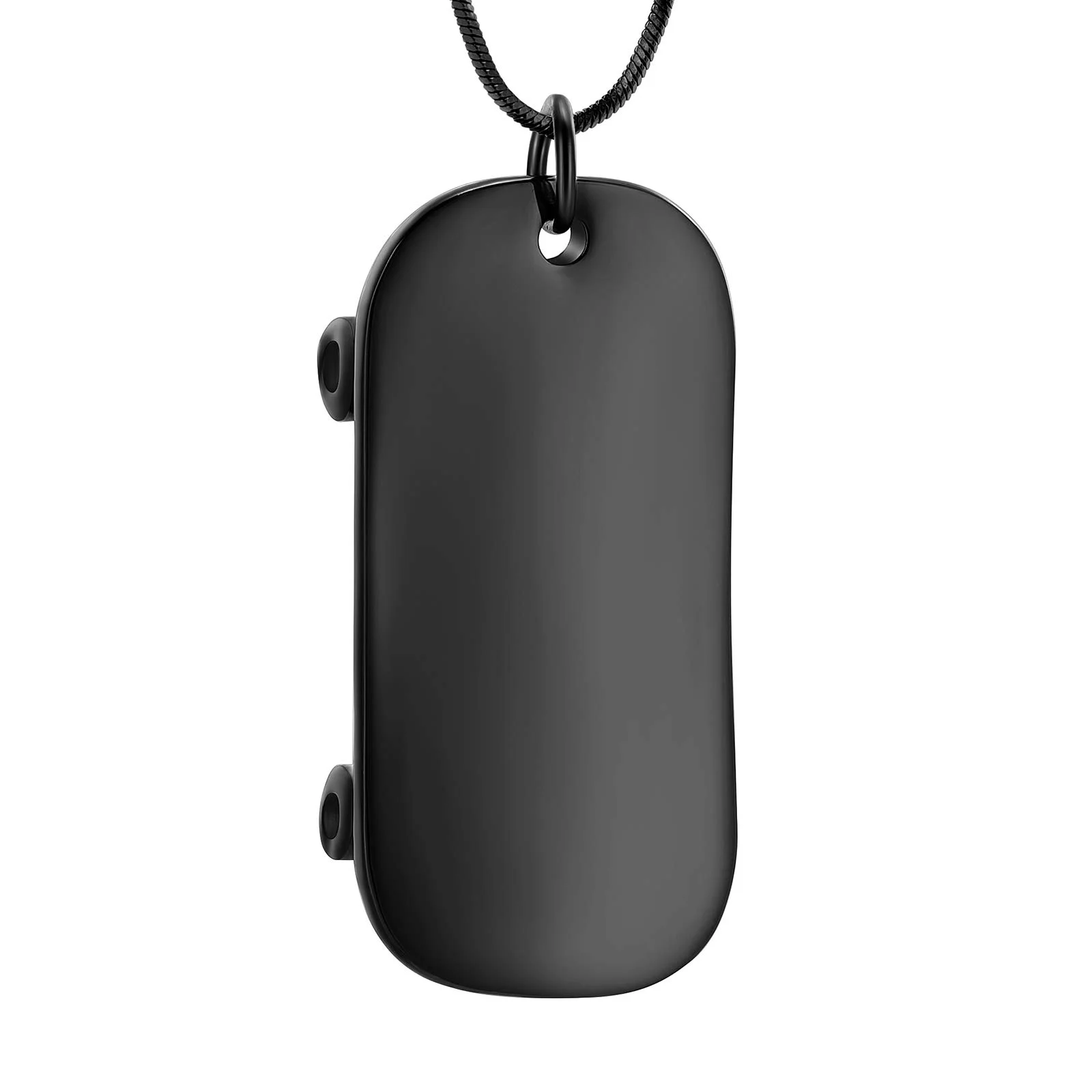 Cremation Ashes Jewelry Cool Skateboard Urn Necklace for Ashes Stainless Steel Keepsake Urn Pendant Ashes Holder