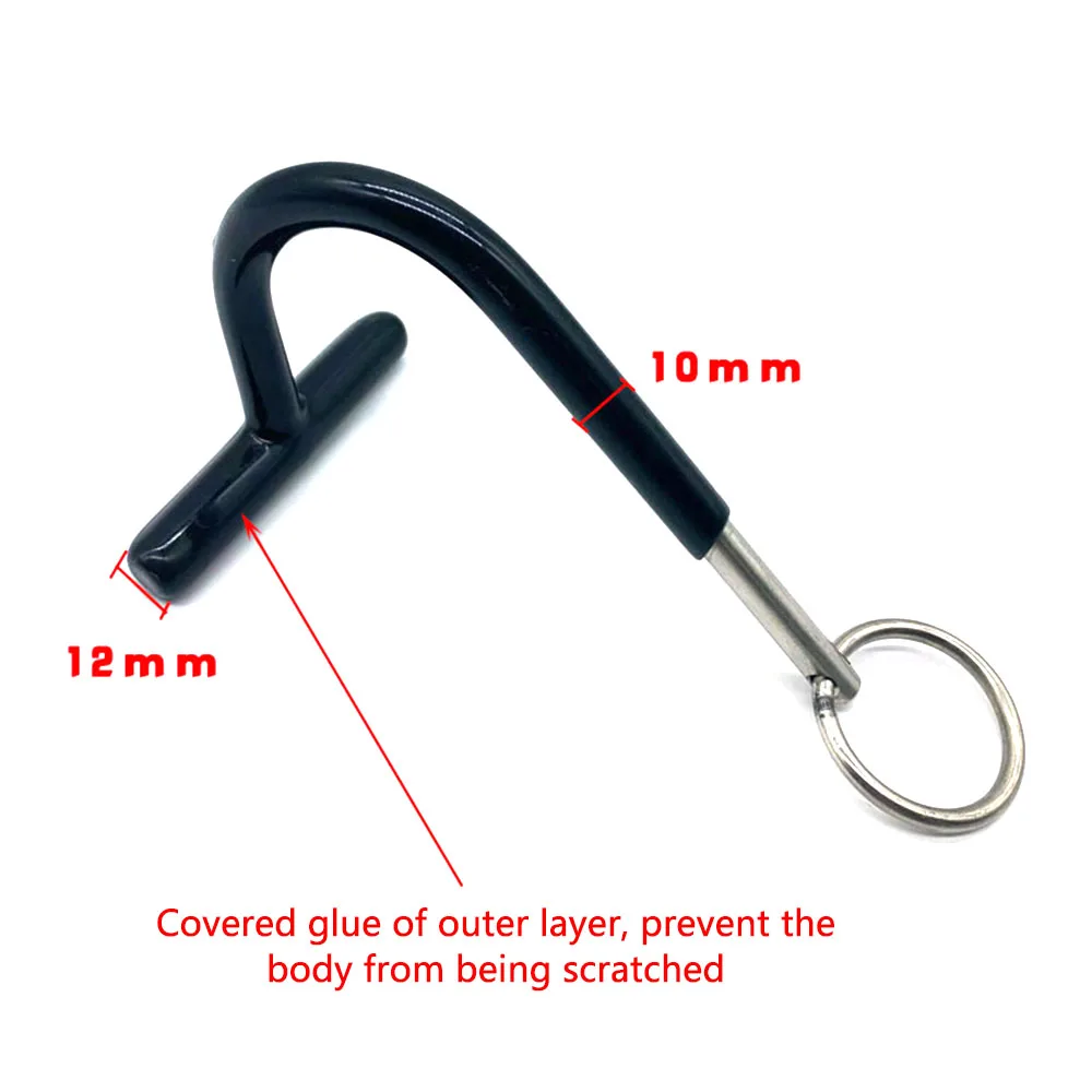 

S Hook Nylon Belt White Rod + Hanger Support Set for Car Dent Repair Tool