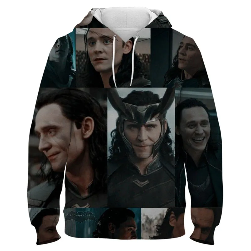 Лидер продаж 2022 года толстовки Loki в стиле ретро для мужчин и женщин осенне-зимняя