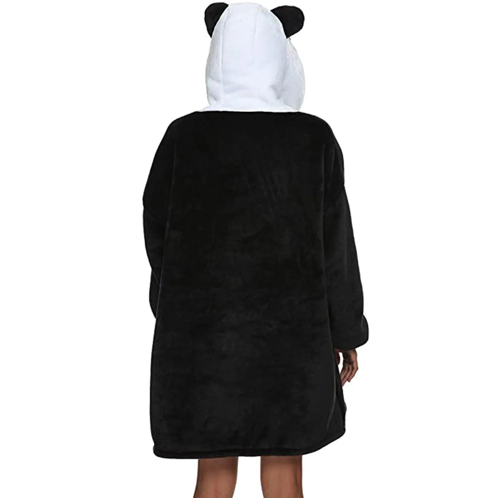 

Hooded Pockets Cute Cartoon Print Oversized Pullovers Undefined Loose Hoodies sudaderas con capucha para mujer