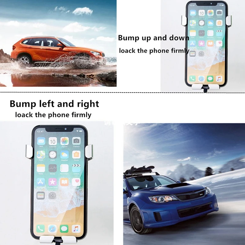 Qi Беспроводное Автомобильное зарядное устройство Pad Мобильный телефон держатель