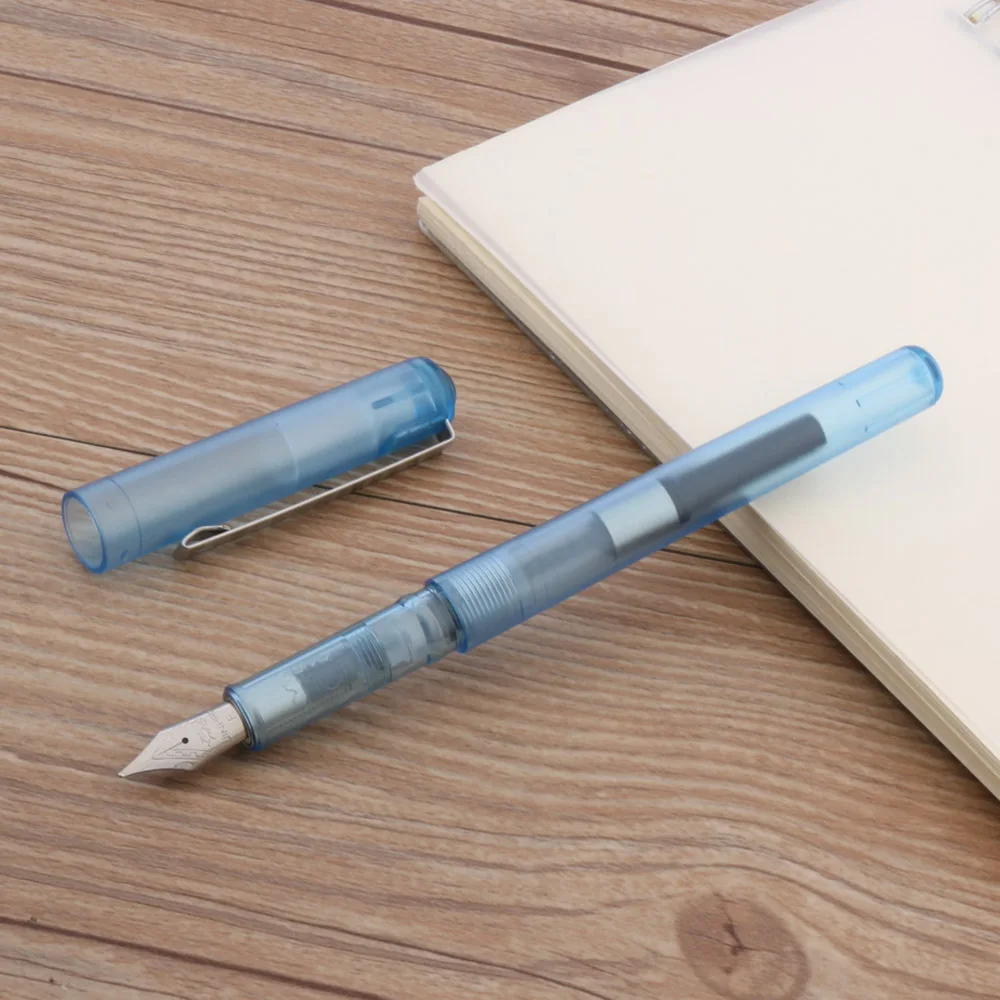 НОВЫЙ Jinhao 991 пластиковая перьевая ручка F Перо канцелярские школьные письменные