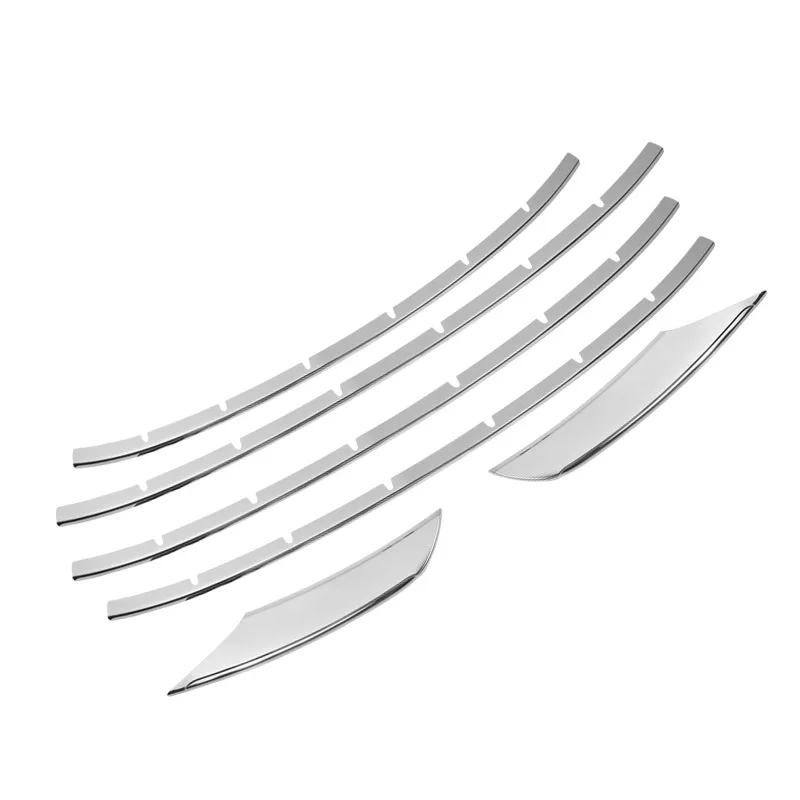 6 шт. молдинги для автомобильной решетки радиатора из нержавеющей стали Porsche Macan