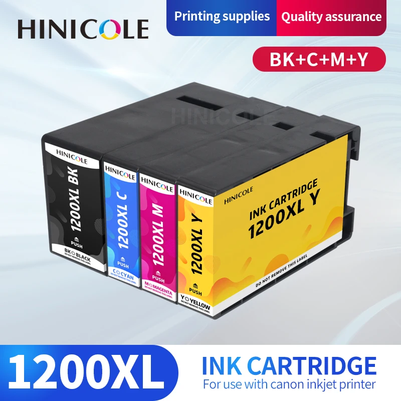

HINICOLE PGI-1200 PGI1200 pgi1200XL совместимый чернильный картридж для принтера Canon MAXIFY MB2020 MB2320 MB2120 MB2720 струйный принтер