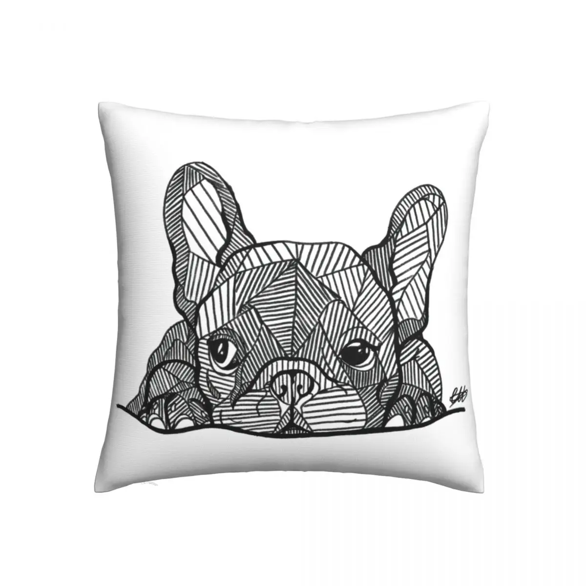 

Чехол с изображением животных, французского бульдога, щенка, Подушка на молнии, Чехол на подушку, летний современный чехол из полиэстера