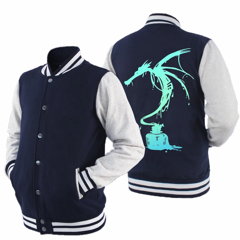 Мужская бейсбольная куртка Бомбер повседневная большого размера с короткими