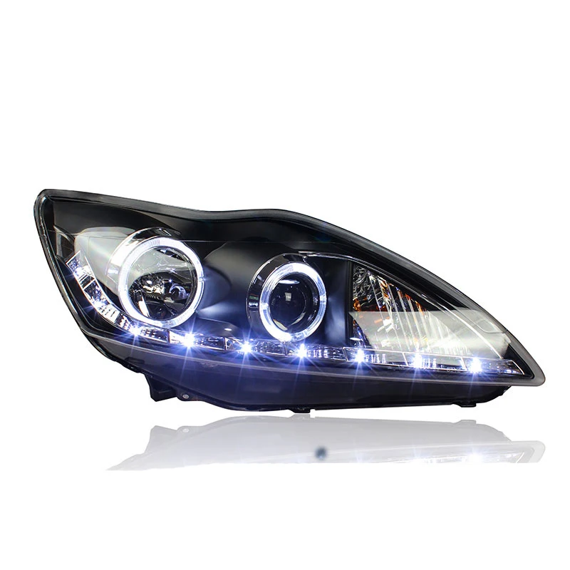 Автомобильные фары для Ford Focus 2009 2014 светодиодные передние биксеноновые линзы
