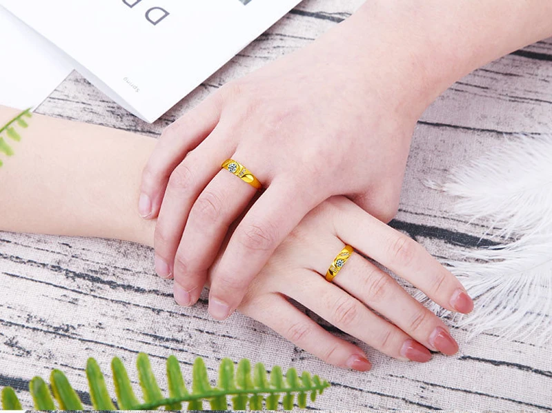 1 пара мужские кольца из серебра 999 пробы | Украшения и аксессуары