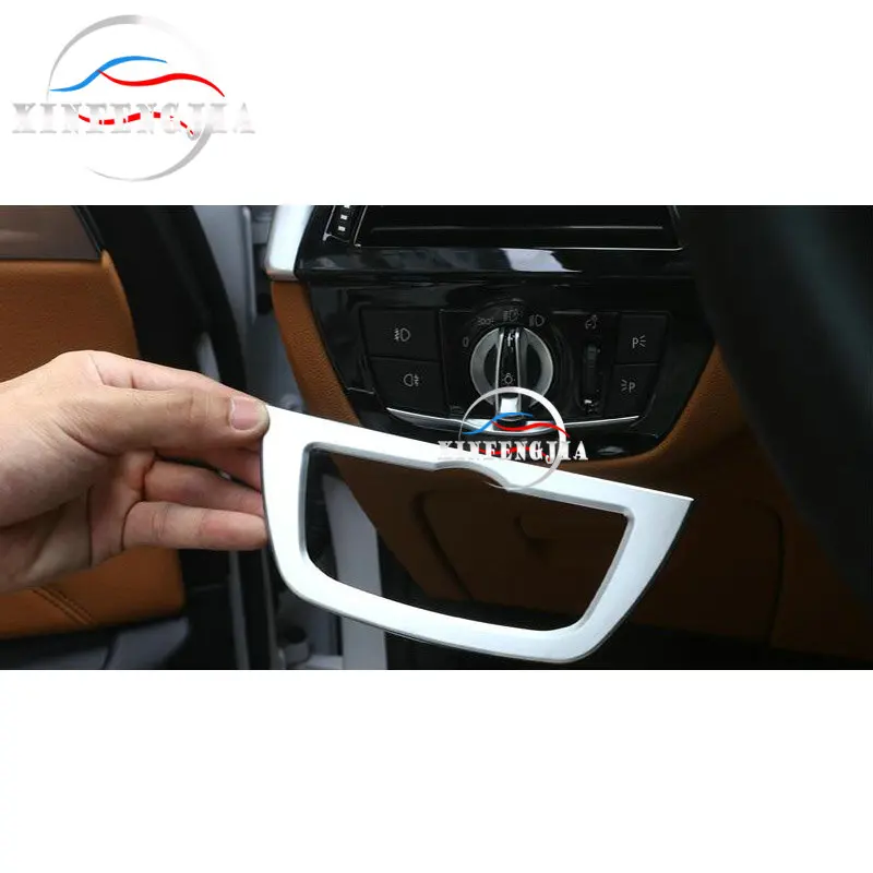 Хромированные кнопки управления фарами ABS для BMW X3 G01 18-19 X4 G02 2019 1 шт. | Автомобили и