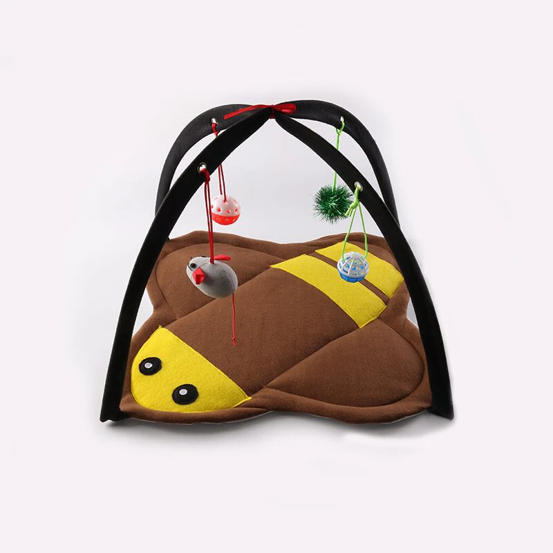 Складная кровать для домашних животных кошек мобильная Игровая палатка котенок