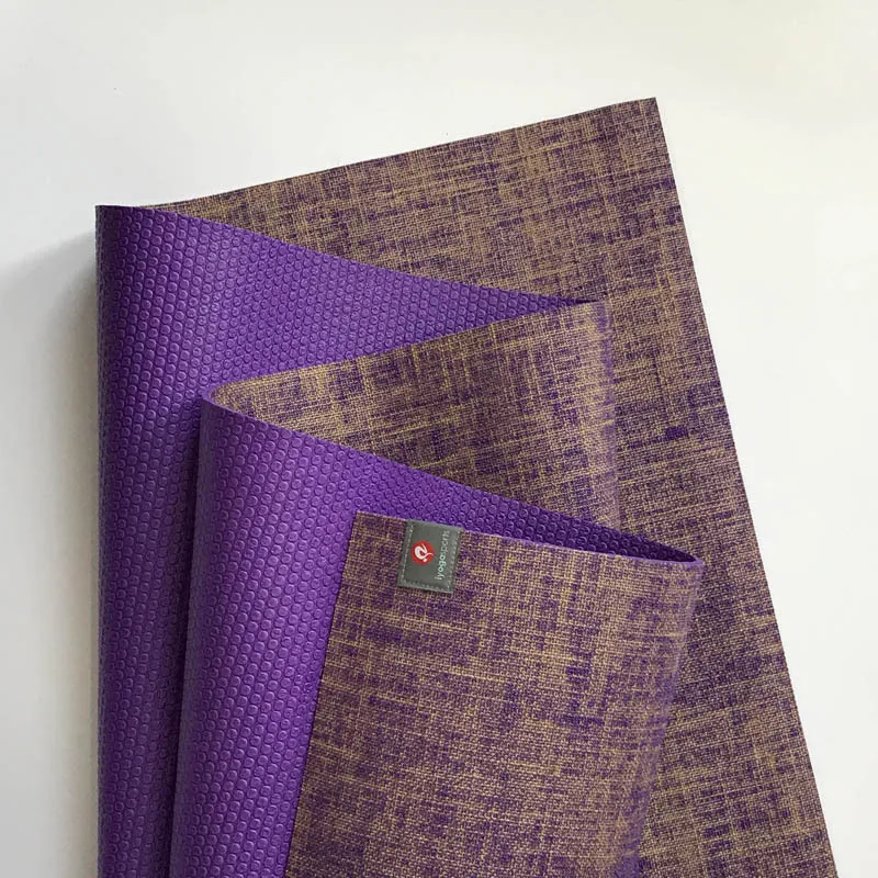 Коврик для йоги из натурального джута нескользящий коврик фитнеса гимнастики