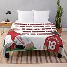 Флисовые одеяла Бруно Фернандес песенная песня муфта на кроватькроваткудиван для взрослых девочек мальчиков и детей подарок