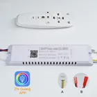 Запасные части для светодиодов (35-50 Вт) x4 (40-72 Вт) x4 2.G Интеллектуальный светодиодный драйвер работает с двухцветными светодиодными полосками и брусками В люстрах и т. д.