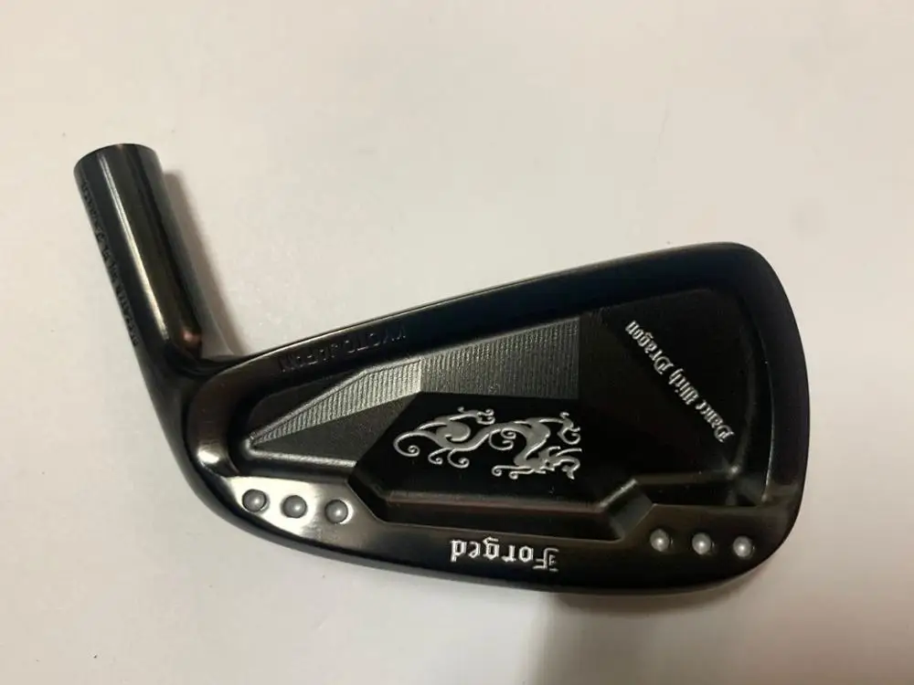 Абсолютно новые 7 шт. танцевальные утюги с драконом черные Гольф железные клюшки