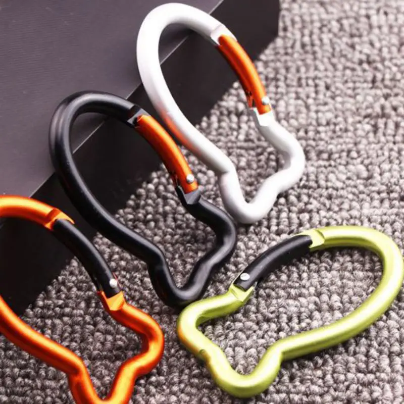 5 шт./компл. карабин круглый легкий Алюминий сплав быстра петля разъемы висячий