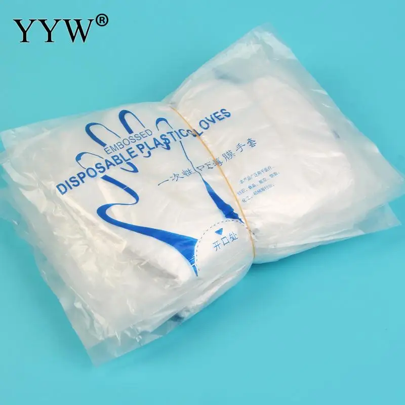 Перчатки одноразовые пластиковые для ресторана кухни барбекю 1000/2000 шт. | Дом и сад